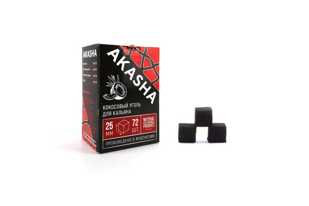 Vortex 25мм/72шт уголь для кальяна
