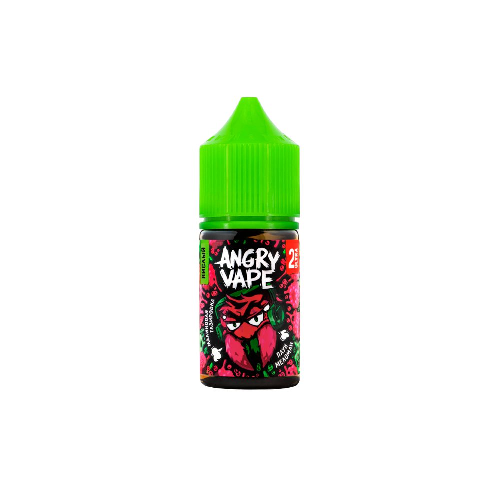 Angry Vape Sour salt (малиновая газировка) 20 hard M