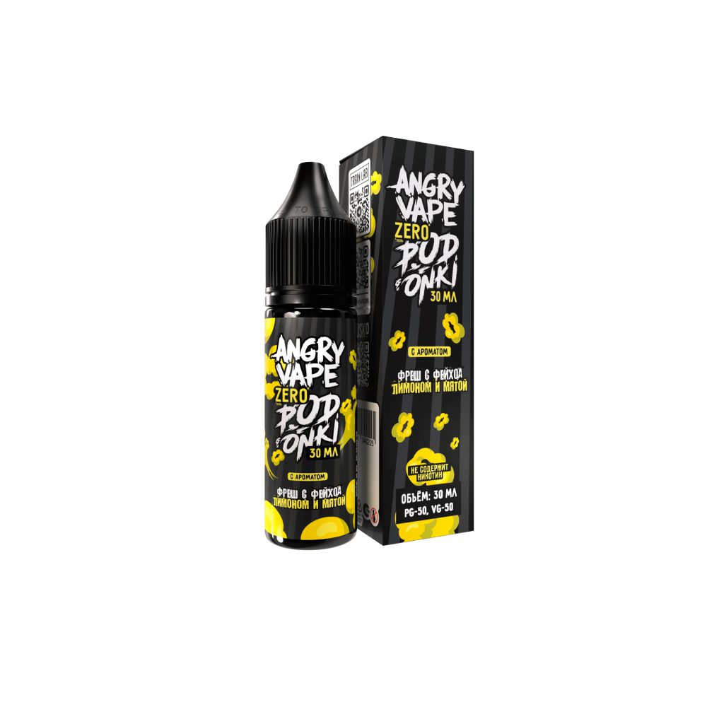 Angry Vape x Podonki (фреш с фейхоа/лимон/мята) 0mg M