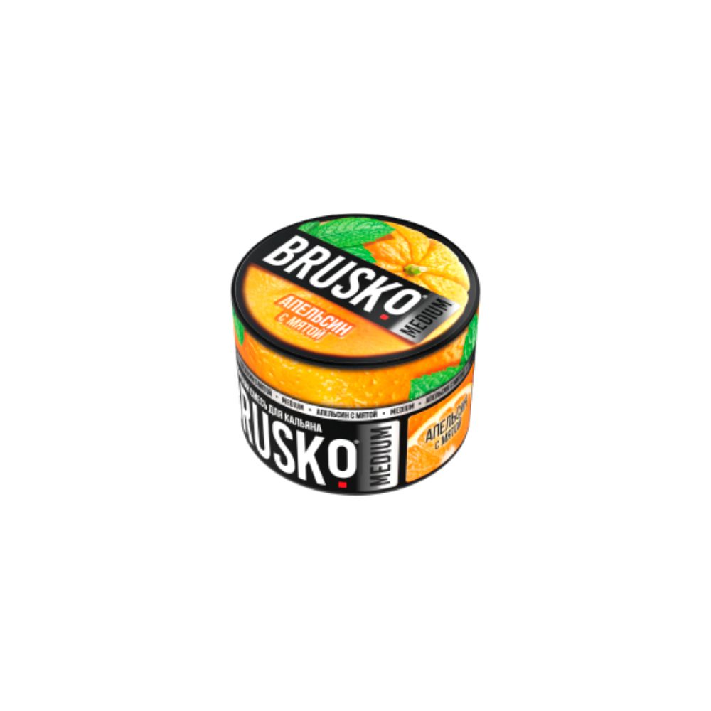 Brusko 50гр (апельсин/мята) смесь для кальяна