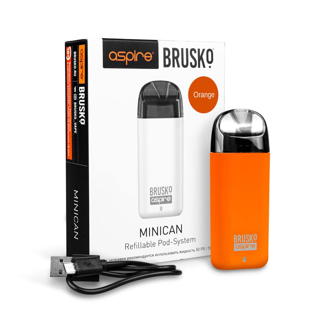 Aspire Brusko minican (orange) электронная сигарета