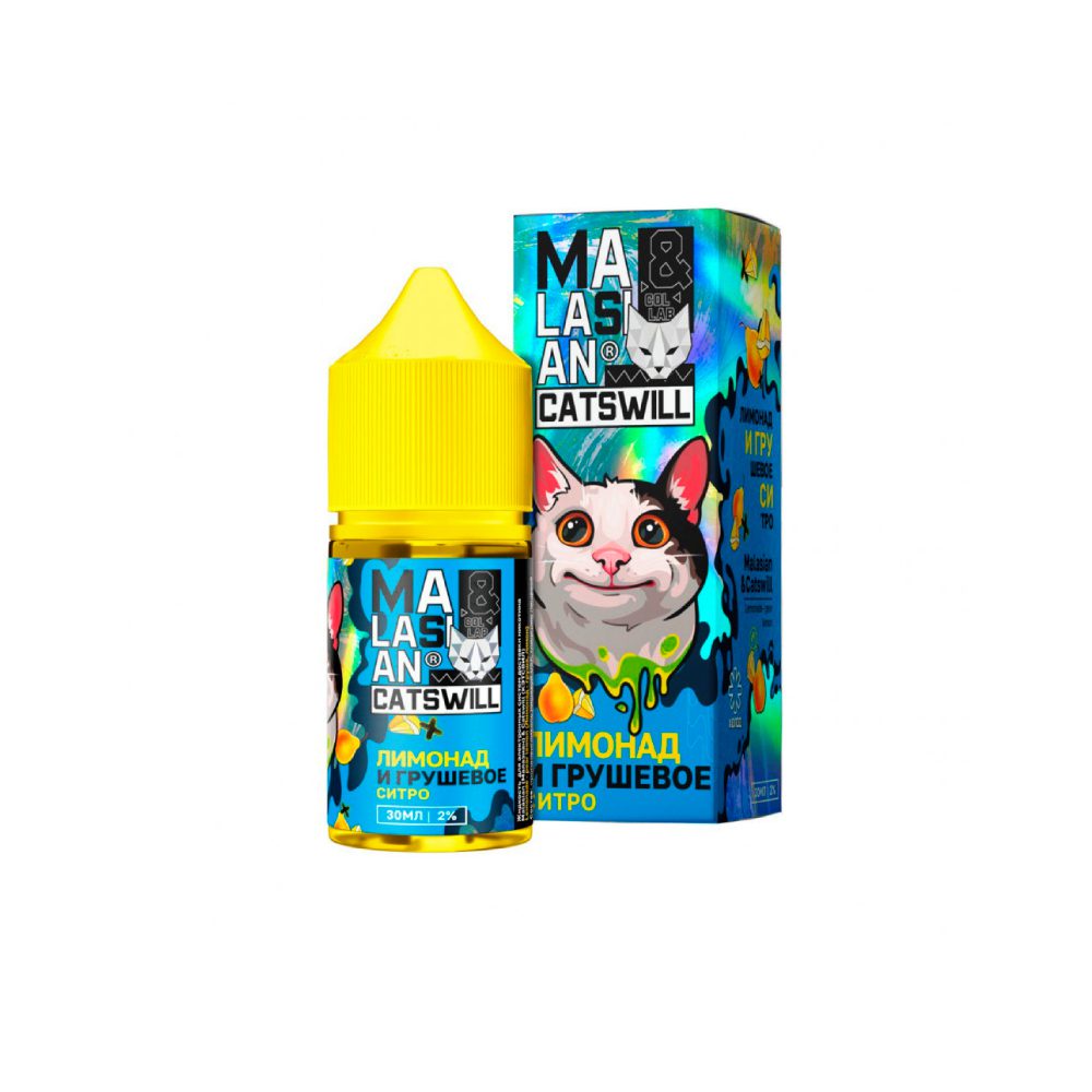 Catswill Malasian salt (лимонад/грушевое ситро) 20mg M