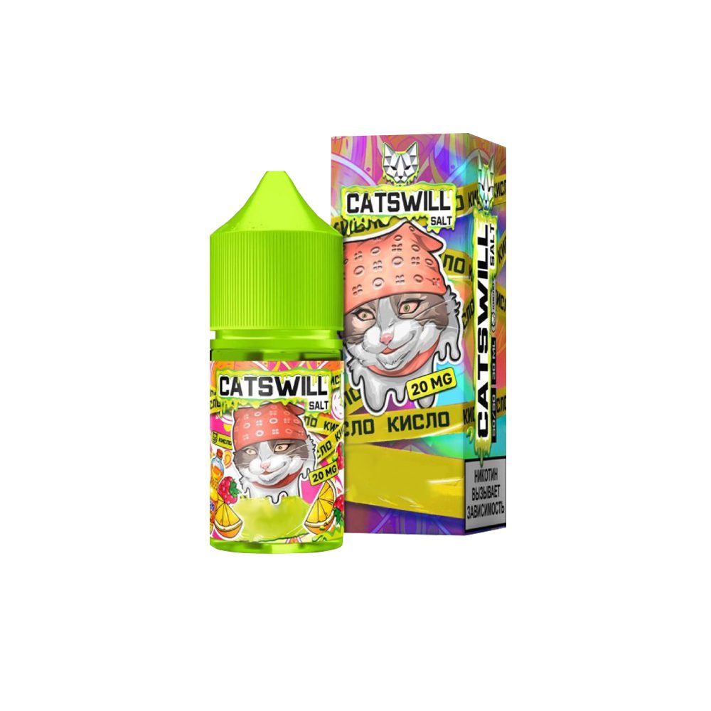 Catswill salt (имбирный лимонад/малина) 20 hard M