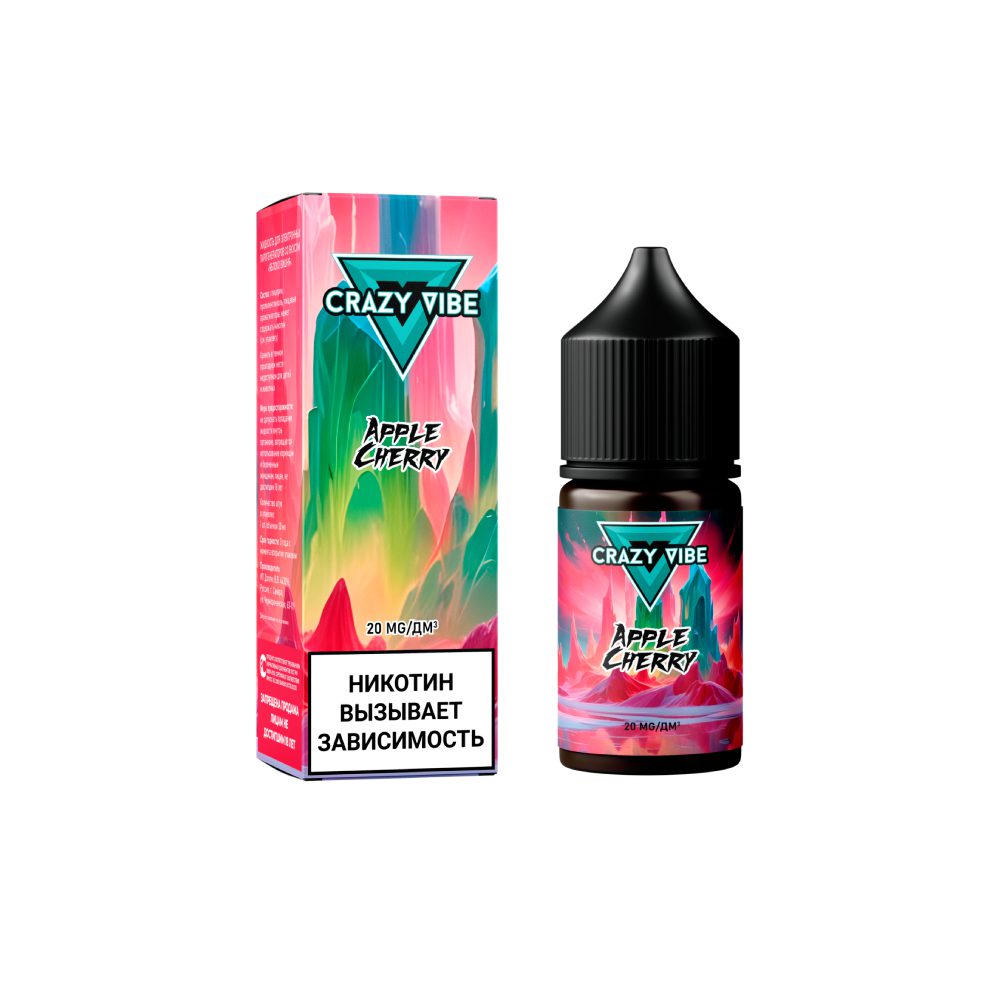 Crazy Vibe salt (apple/cherry) 20mg M