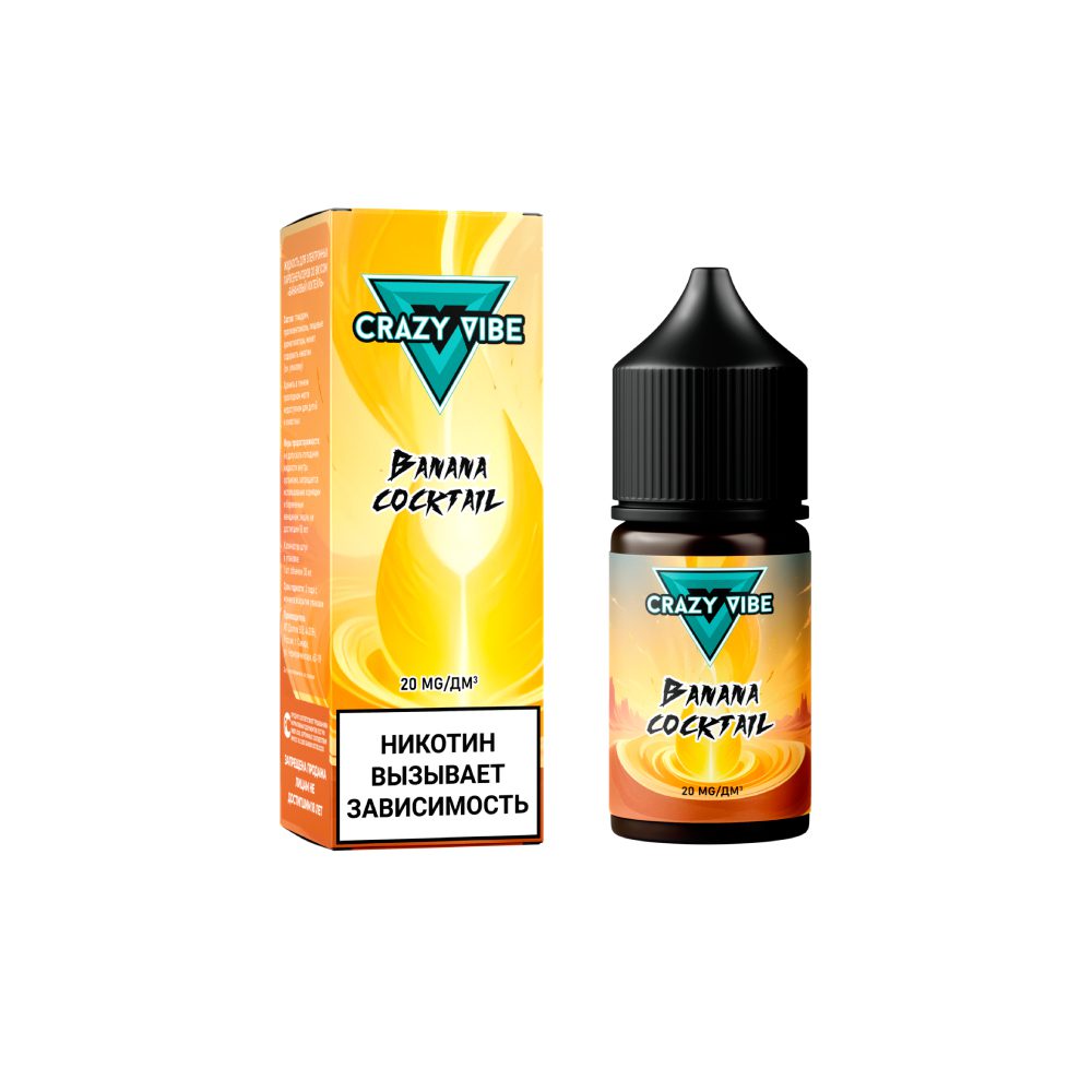 Crazy Vibe salt (banana cocktail) 20mg M