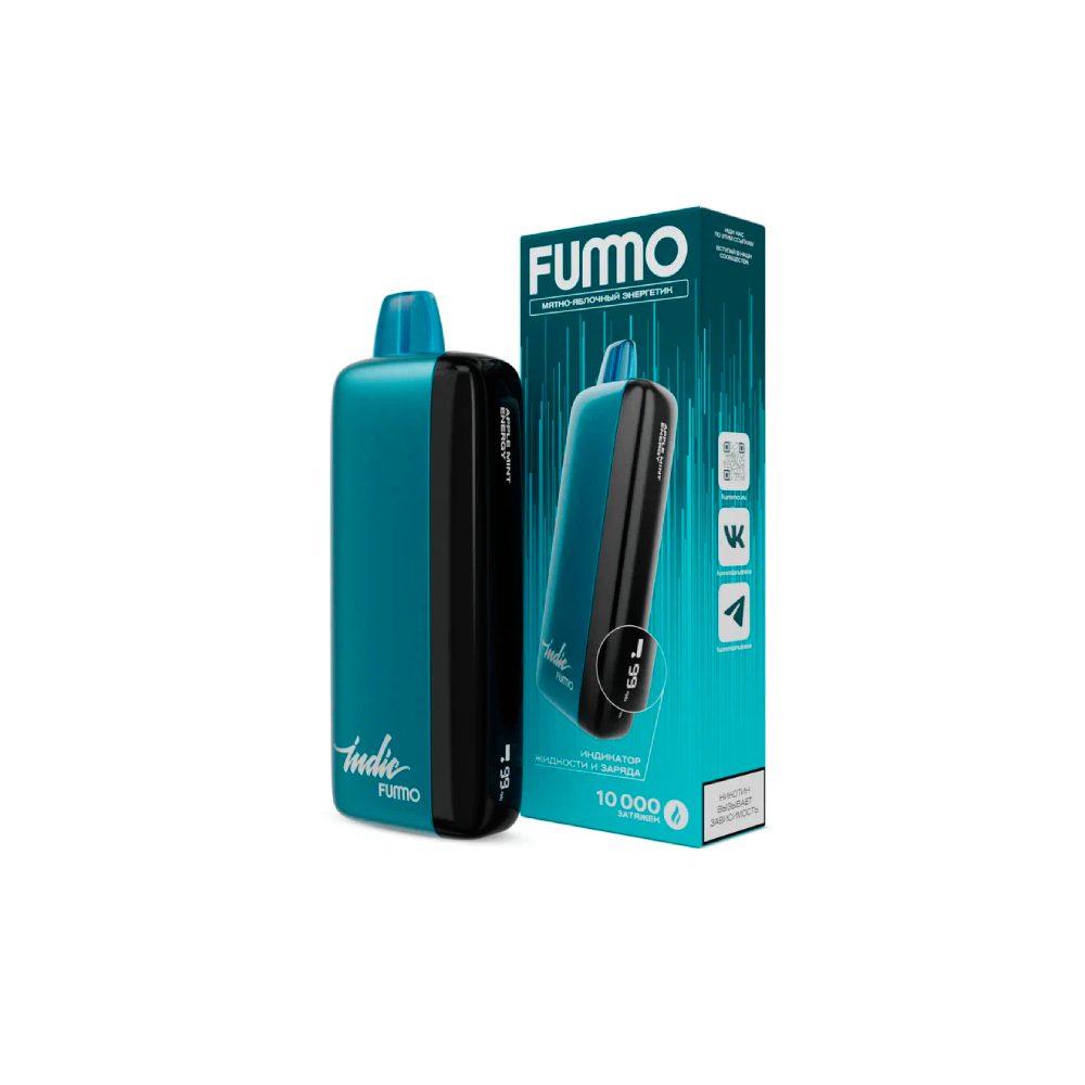Fummo Indic 10000 (мята/яблоко/энергетик) M