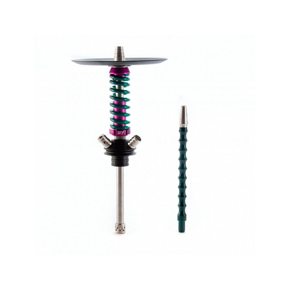 Кальян Mamay Customs Coilovers MICRO (фиолетовый/зеленый)