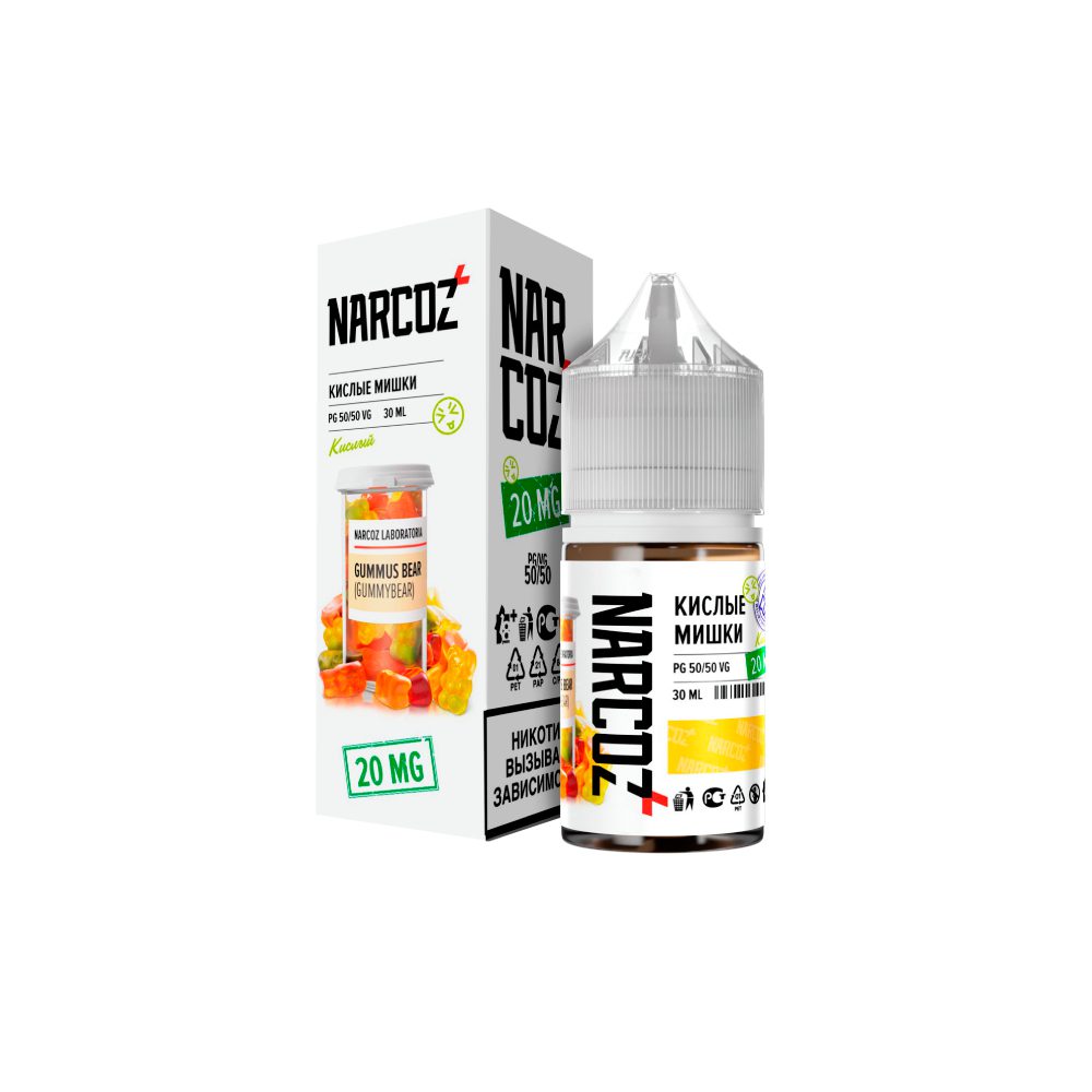 Narcoz salt (кислые мишки) 20 mg M