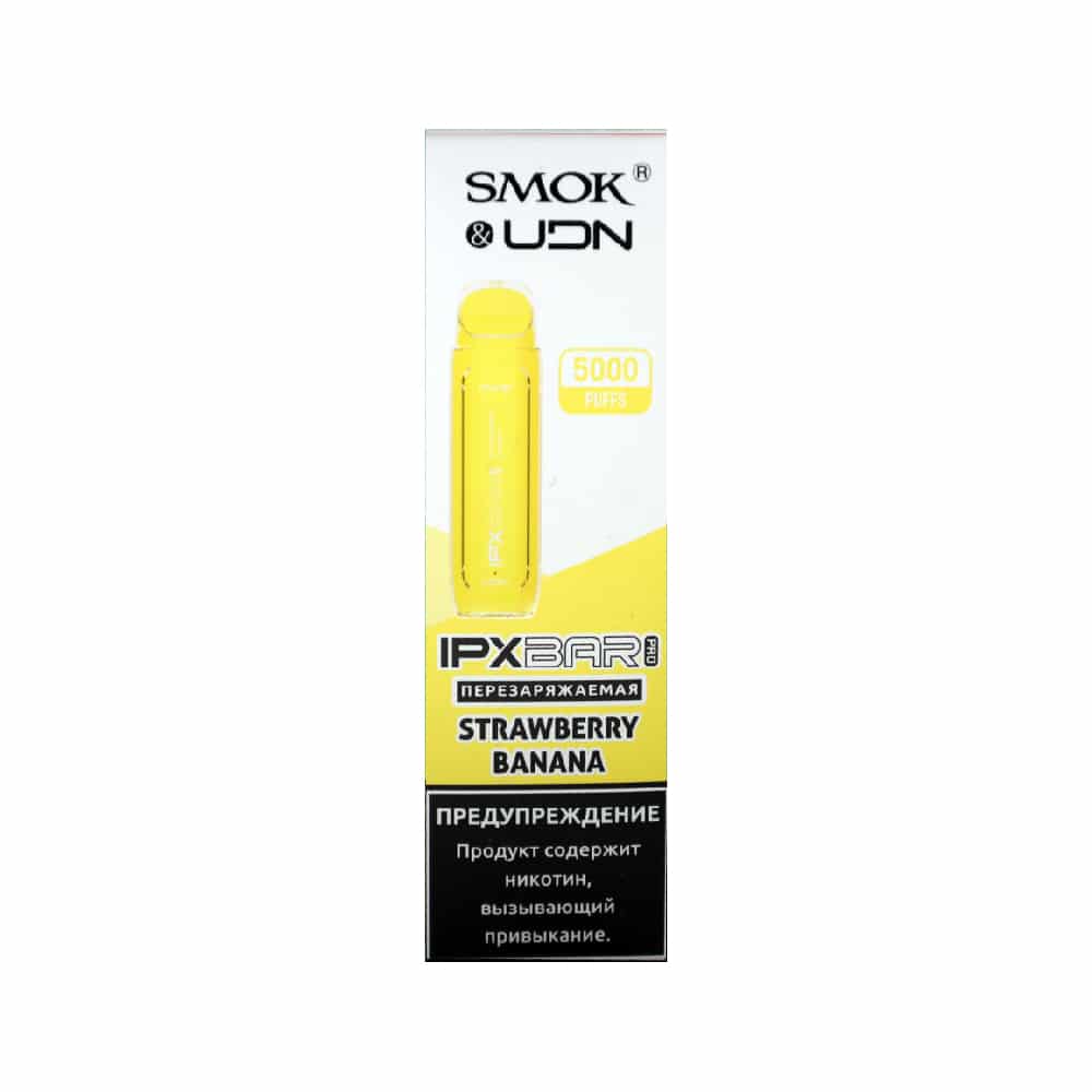 Smok & UDN IPX bar 5000 (strawberry/banana) M