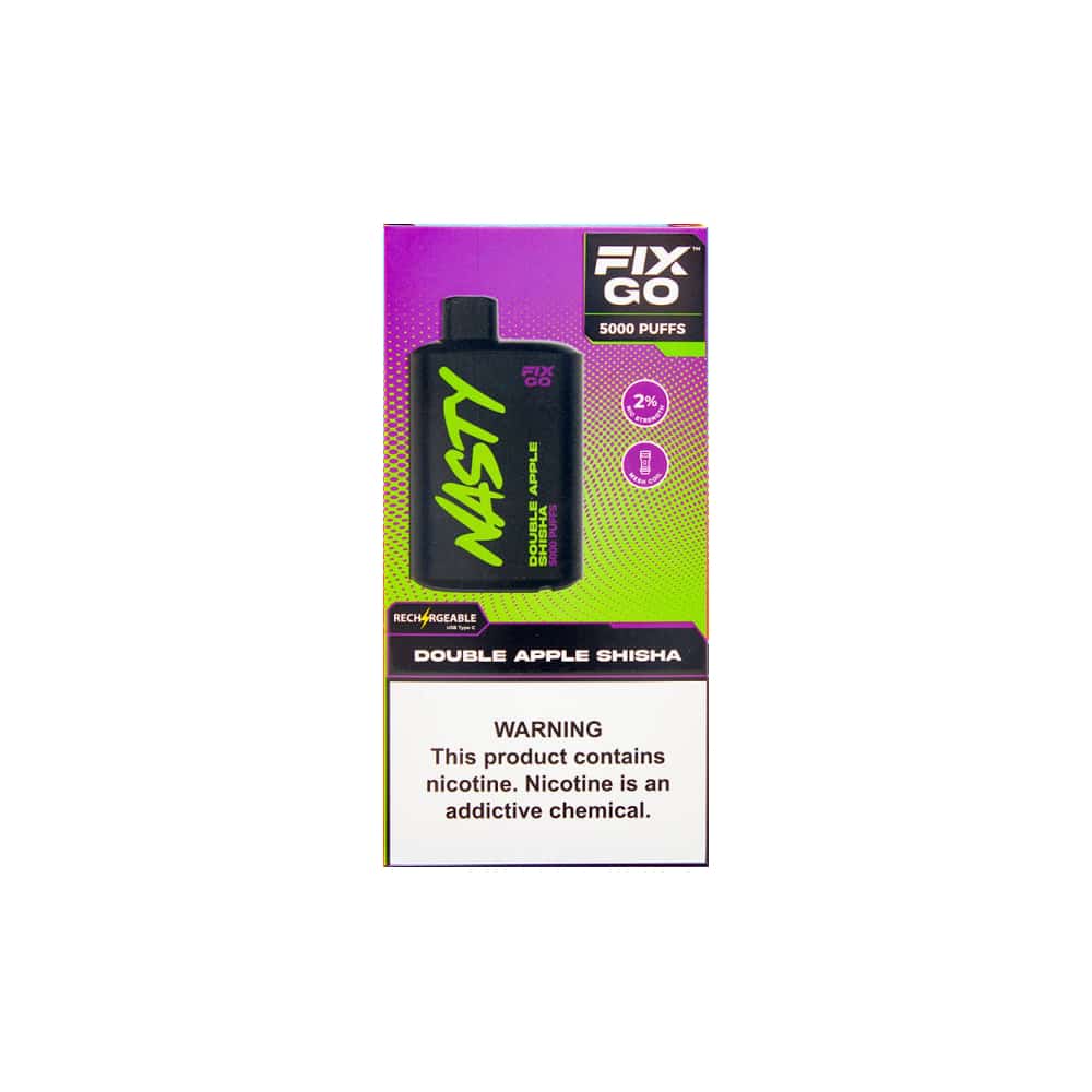 Nasty Fix Go 5000 (double apple shisha) M