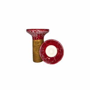 Облако Flow (белый/бордово-белый мрамор) чаша для кальяна