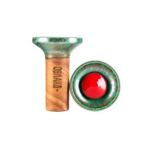 Облако Flow (красный/салатово-красный матовый мрамор) чаша для кальяна