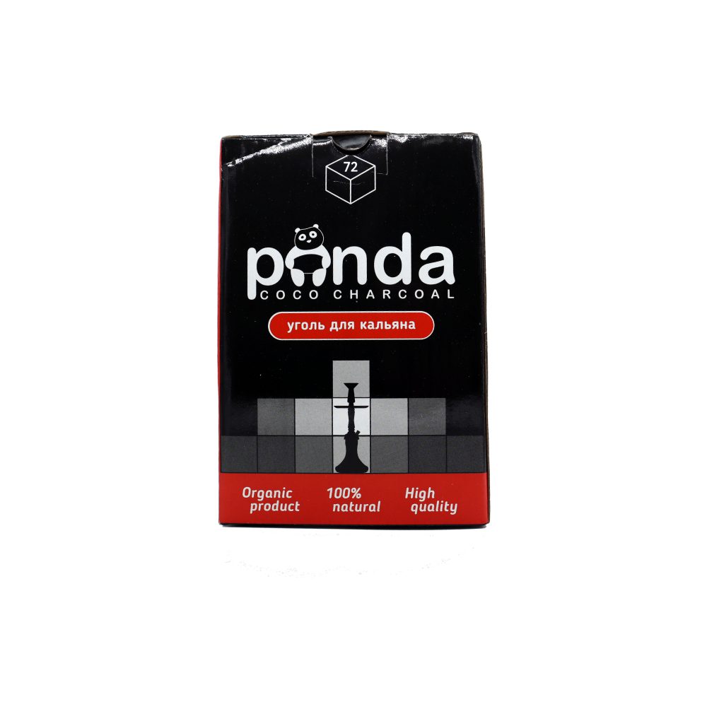 Panda 25мм/72шт уголь для кальяна