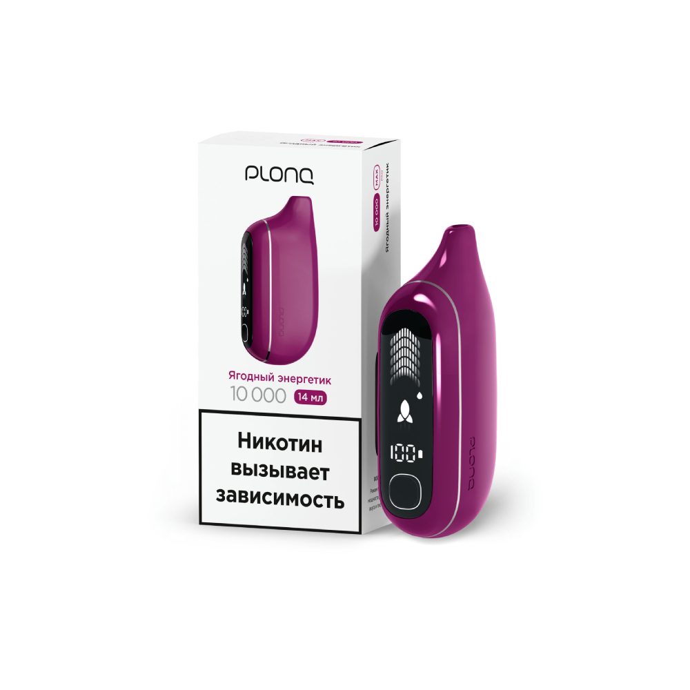 Plonq Max Pro 10000 (ягодный энергетик) M