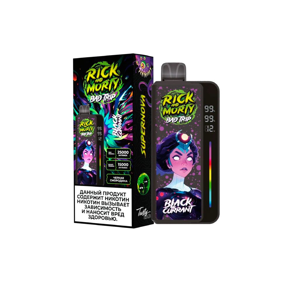 Rick and Morty Bad trip 25000 (black currant) M