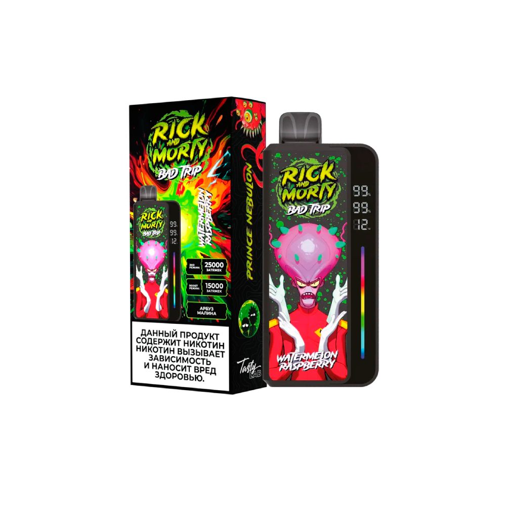 Rick and Morty Bad trip 25000 (watermelon/raspberry) M