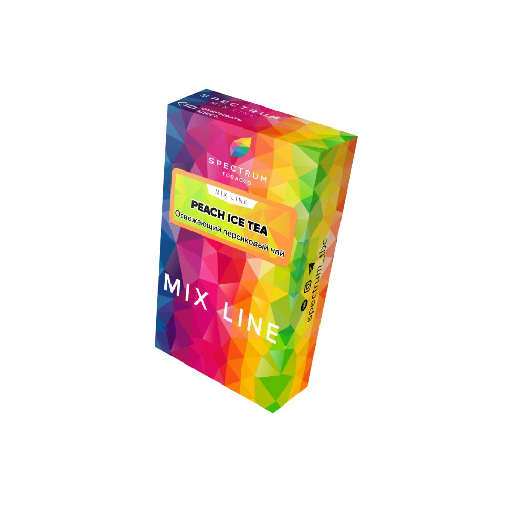 Spectrum 40гр (peach ice tea) табак для кальяна