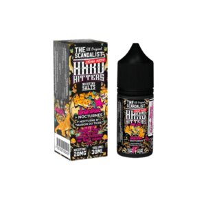 The Scandalist Hardhitters salt (custard/butterscotch/tobacco note) 20mg M