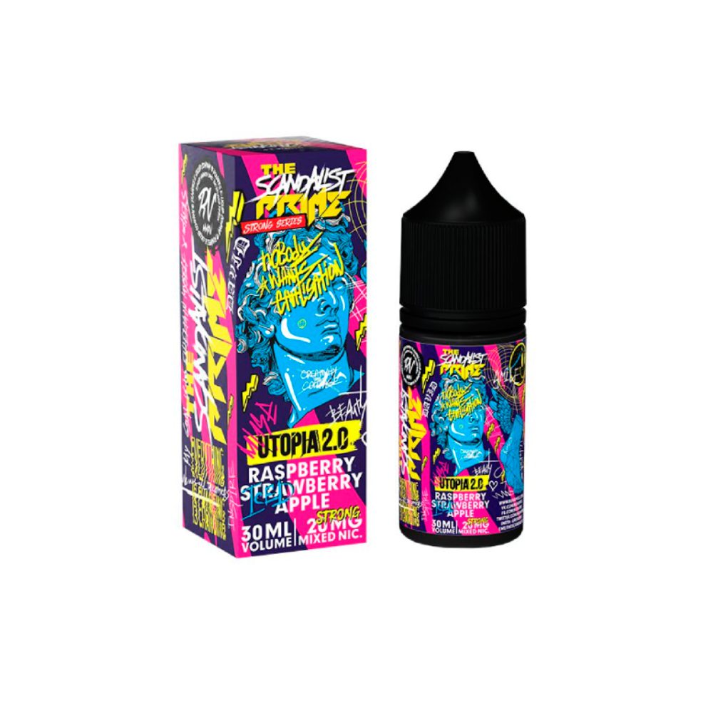 The Scandalist Prime salt (iced/raspberry/strawberry/apple) 20 hard M