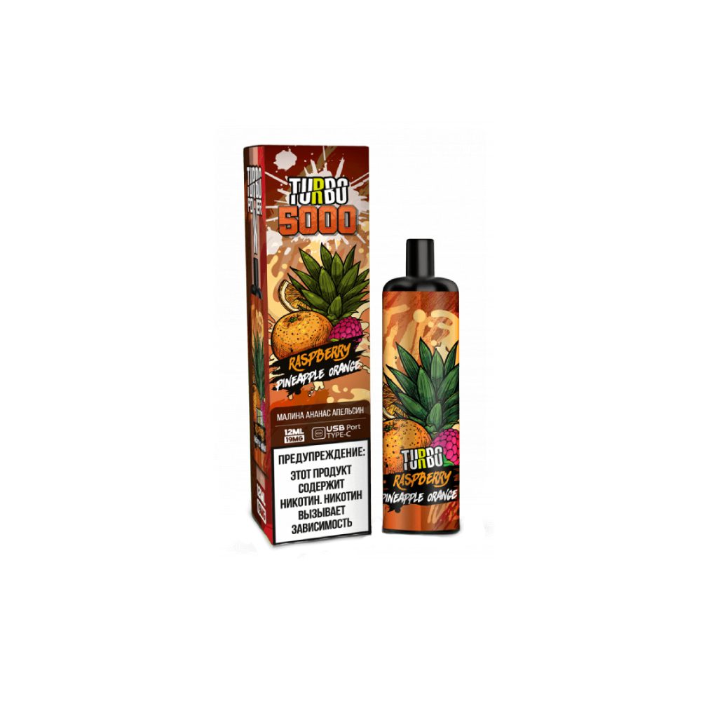 Turbo 5000 (малина/ананас/апельсин) M