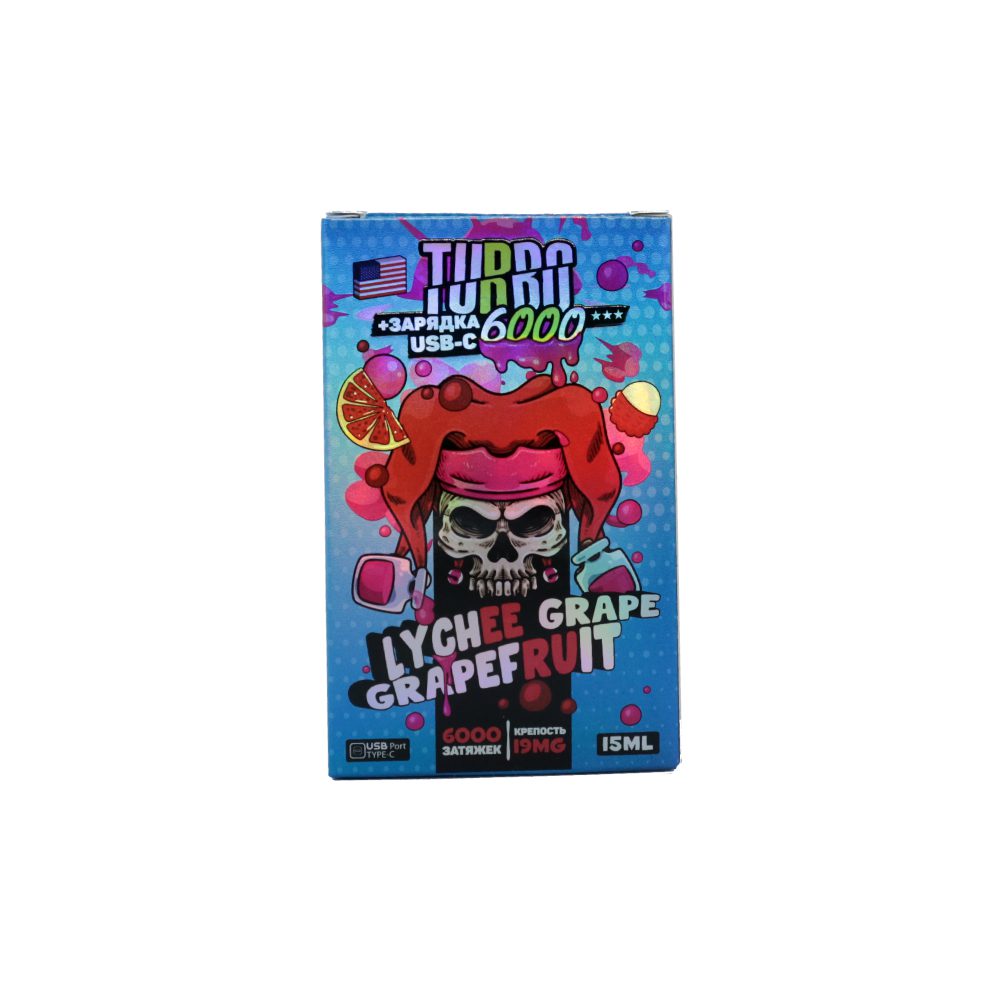 Turbo 6000 (личи/виноград/грейпфрут) M