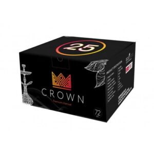 Crown 25мм/72шт уголь для кальяна
