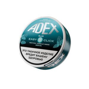 Жевательный табак Adex UltraStrong Easy Click Slim 9гр (мята)