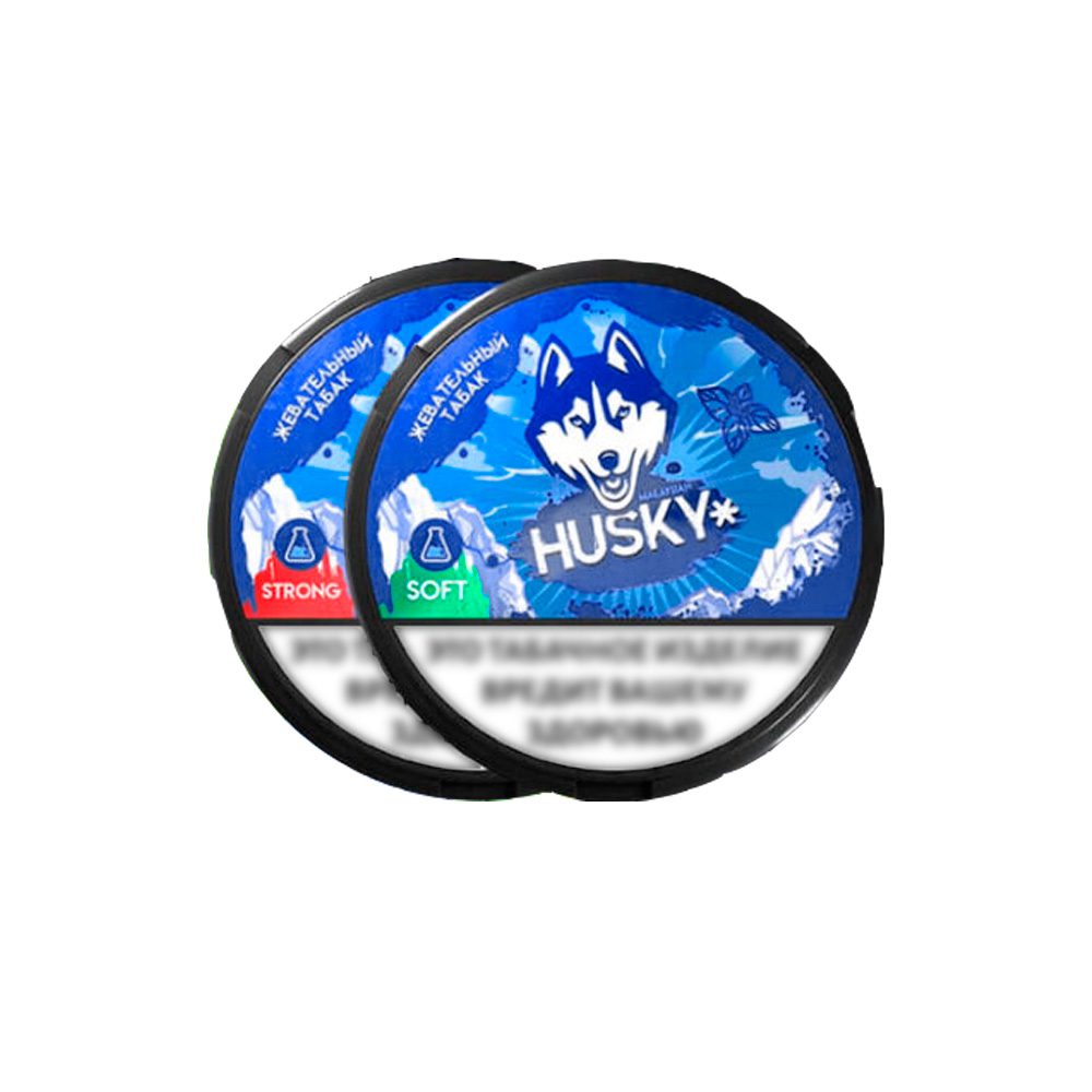 Жевательный табак Husky strong slim M (свежая мята)