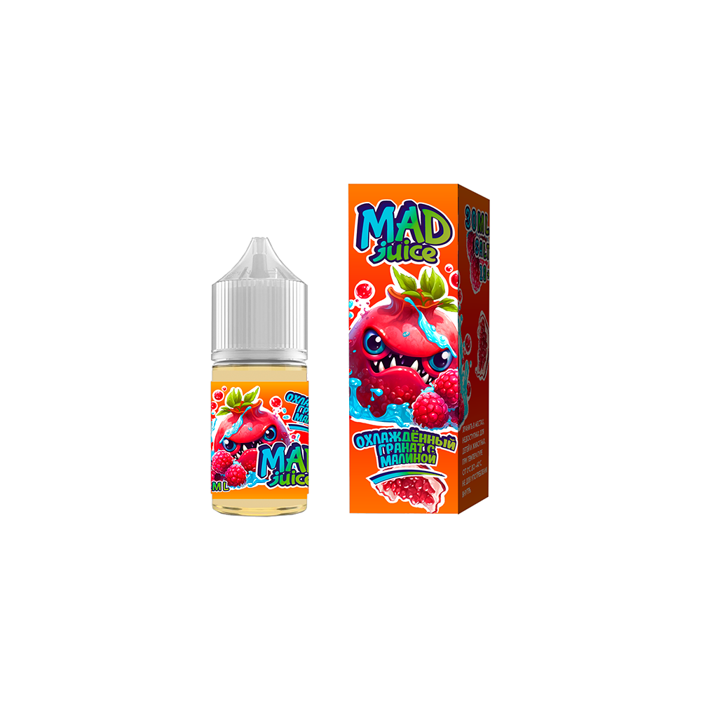 Mad Juice salt (chilled pomegranate/raspberry) 20 hard M