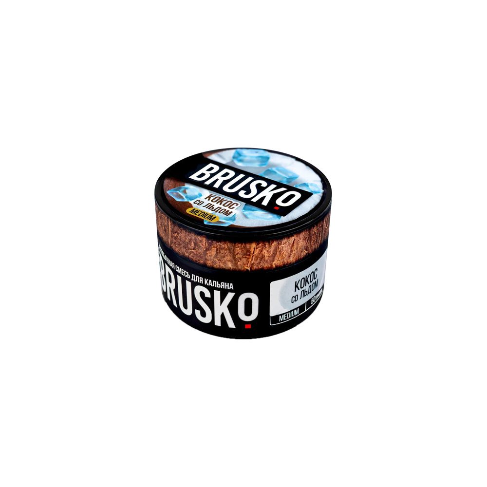 Brusko 50гр (кокос/лед) безникотиновая смесь