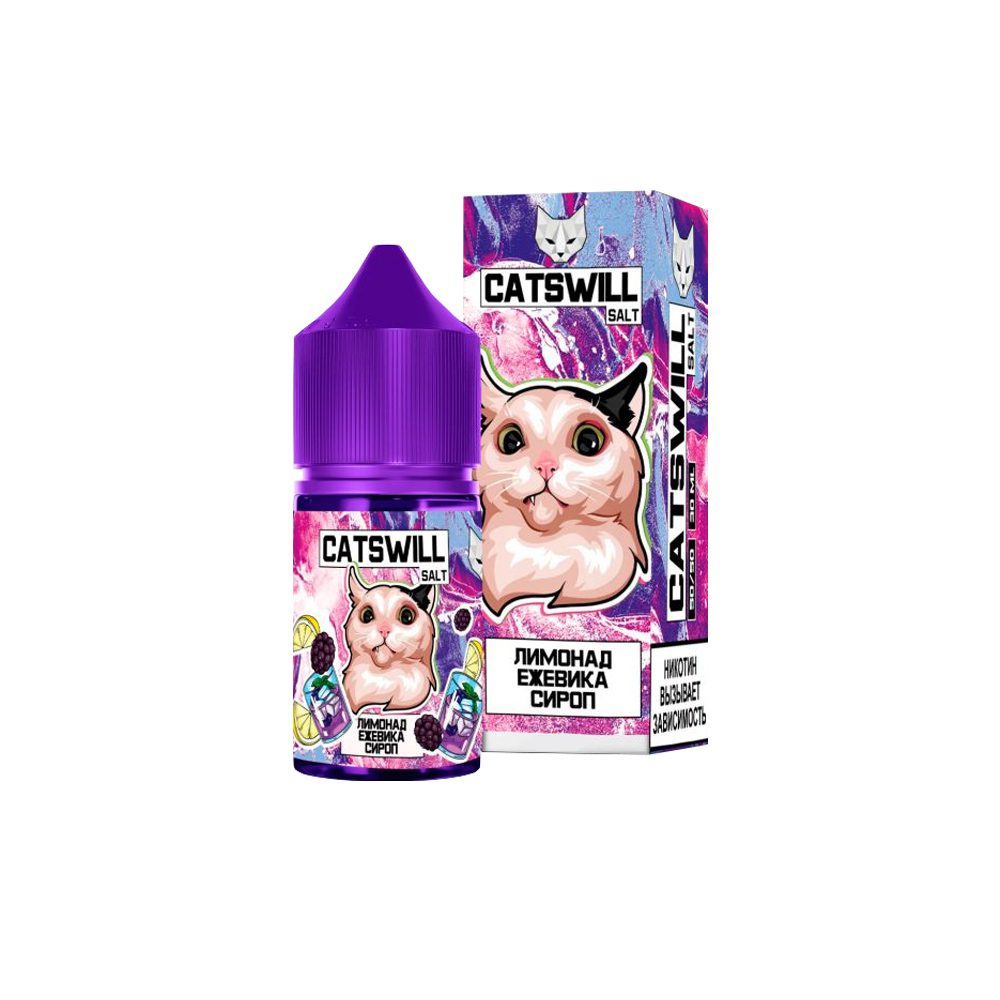 Catswill salt (лимонад/ежевика/сироп) 20 hard M