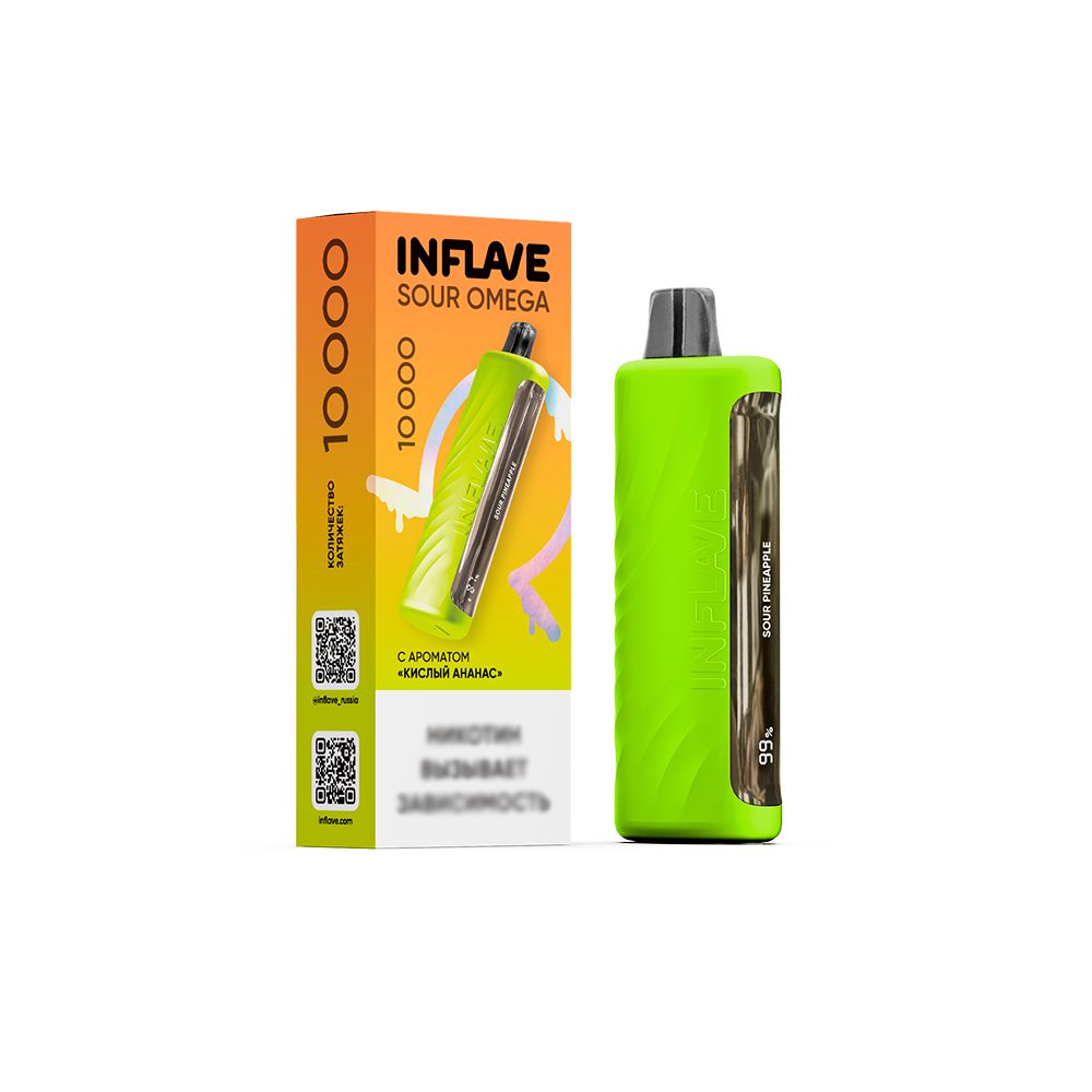 Inflave Sour Omega 10000 (кислый ананас) M
