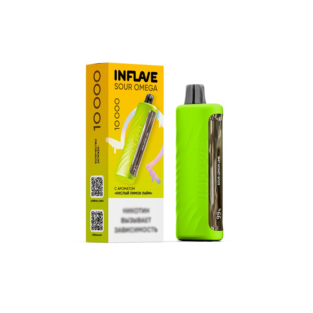 Inflave Sour Omega 10000 (кислый лимон/лайм) M