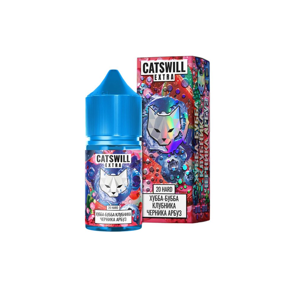 Catswill Extra salt (хубба-бубба/клубника/черника/арбуз) 20 hard M