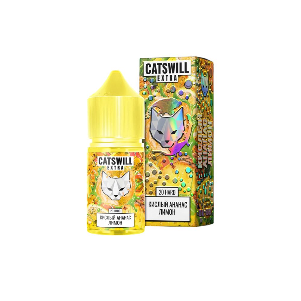 Catswill Extra salt (кислый ананас/лимон) 20 hard M