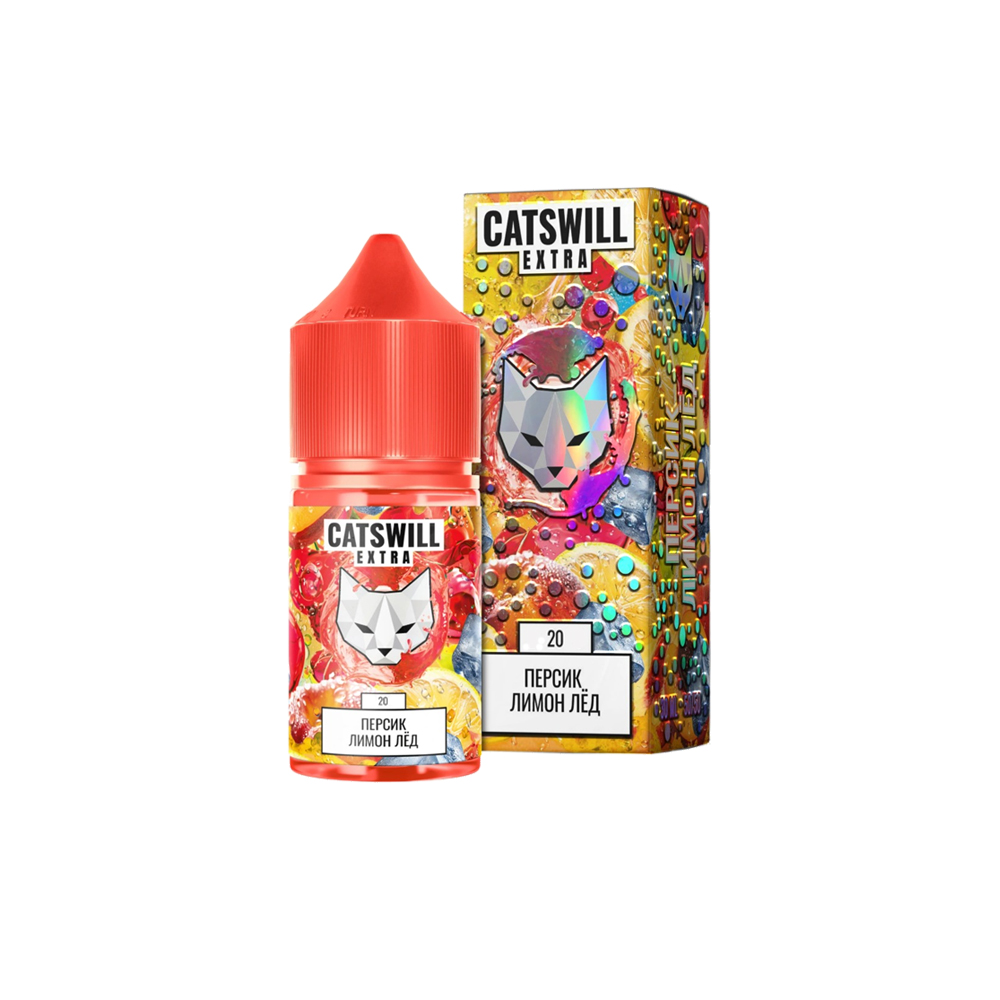 Catswill Extra salt (персик/лимон/лед) 20mg M