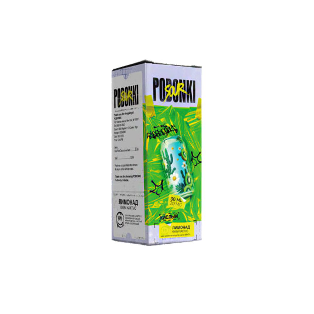 Podonki Sour salt (лимонад/киви/кактус) 20mg M