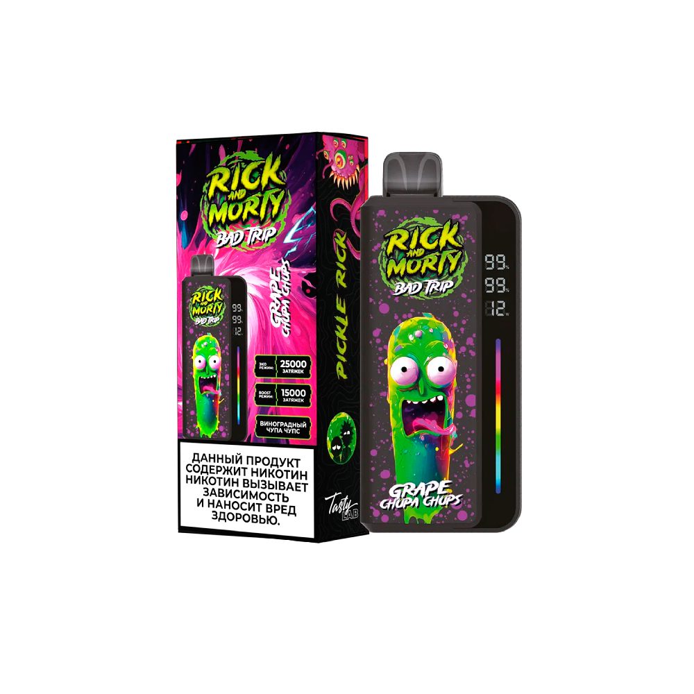 Rick and Morty Bad trip 25000 (grape/chupa cups) M