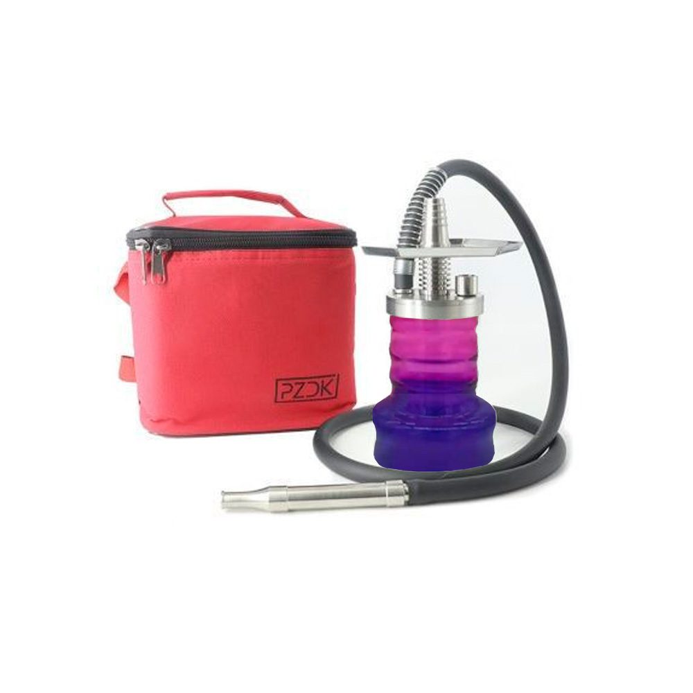 Кальян Pizduk Pro (black-bag) Фиолетово-розовая колба