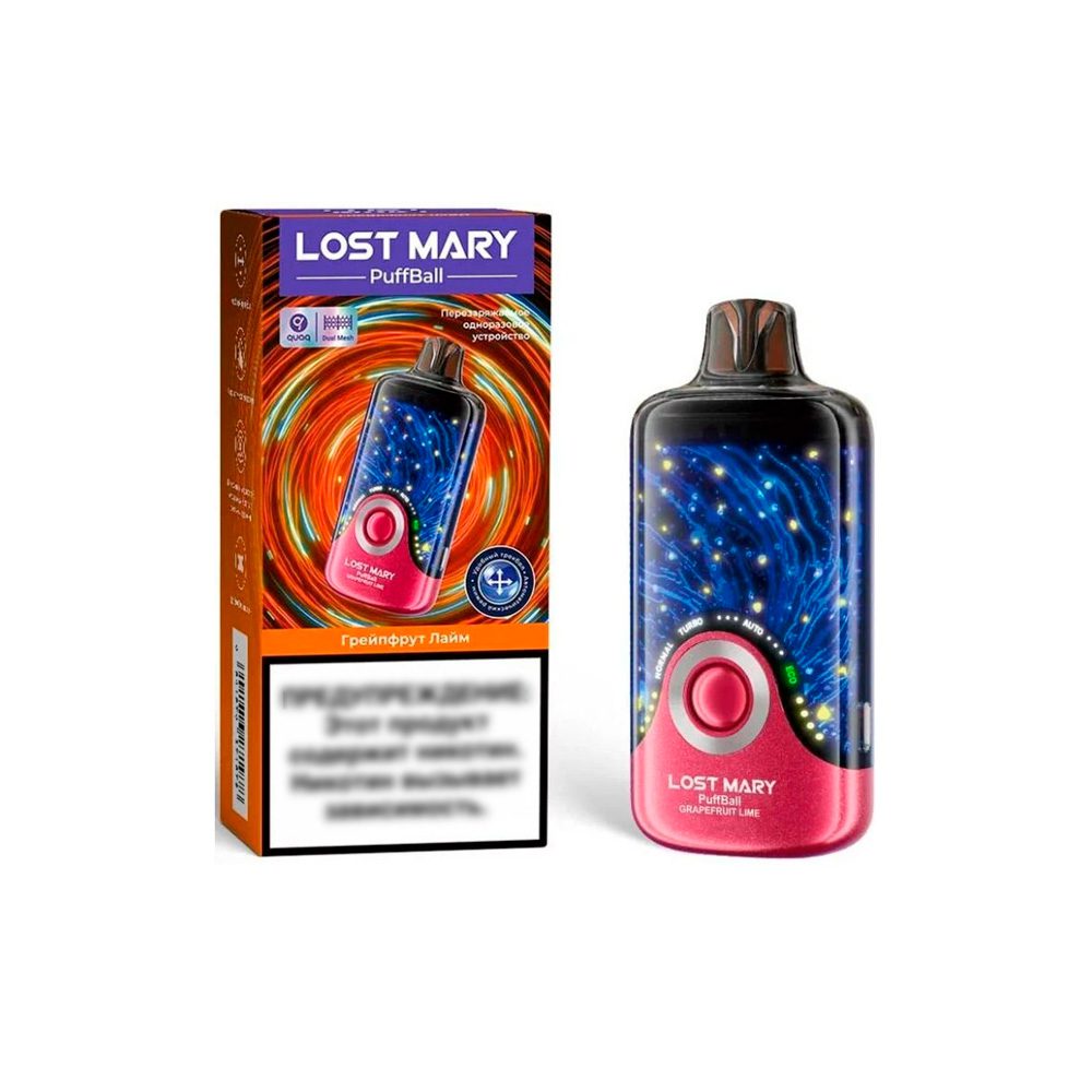 Lost Mary Puffball 30000 (грейпфрут/лайм) M
