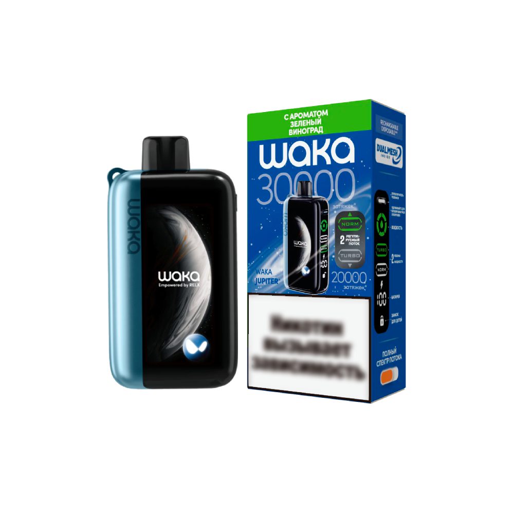 Waka Jupiter 30000 (зеленый виноград) M