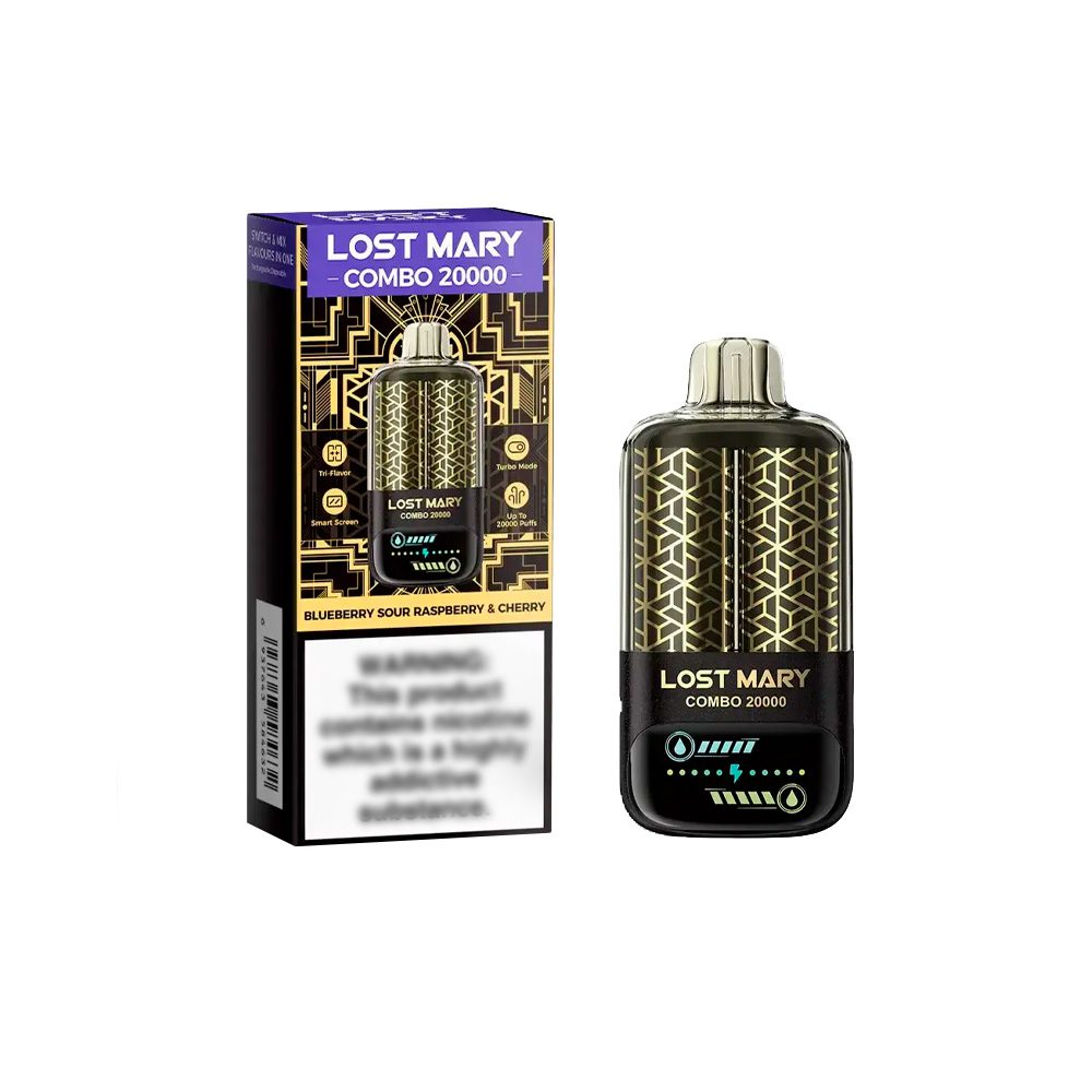 Lost Mary Combo 20000 (blueberry/sour raspberry/cherry) M