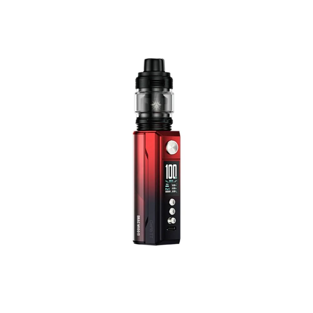 VooPoo Drag M100S электронная сигарета (red/black)