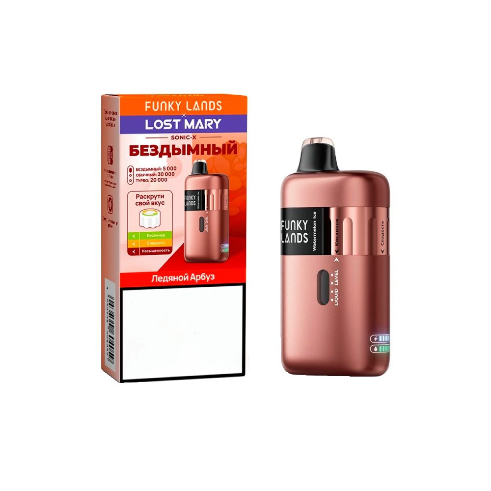 Funky Lands x Lost Mary Sonic X 30000 (ледяной арбуз) M