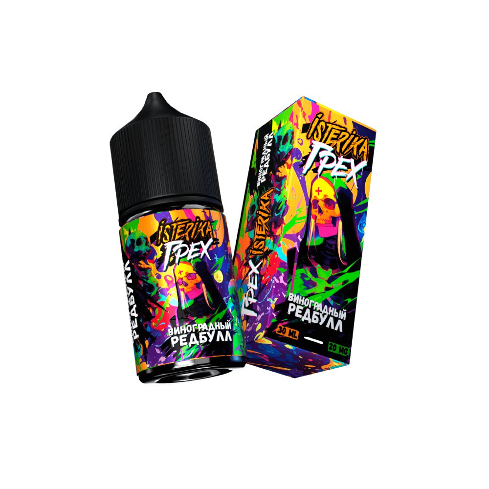 Грех x Isterika salt (виноградный редбулл) 20 hard M