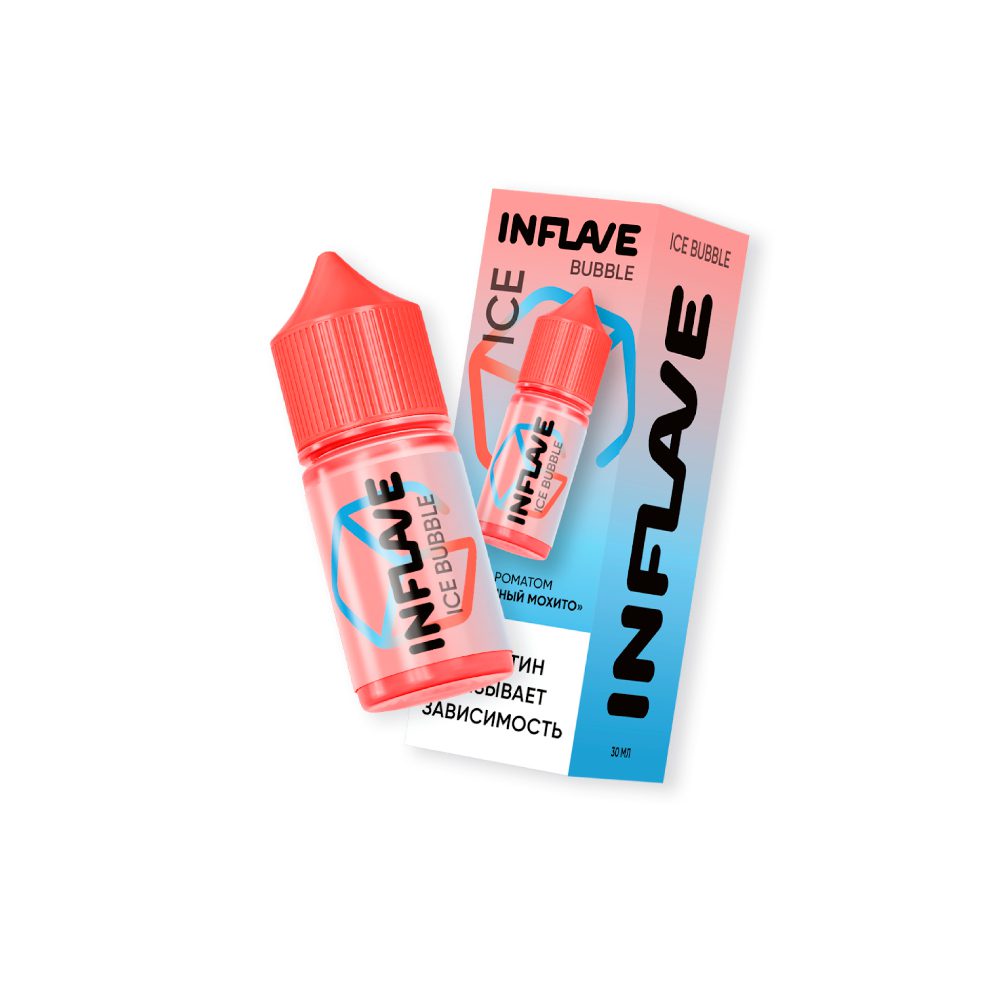 Inflave Ice Bubble salt (клубничный мохито) 20mg M