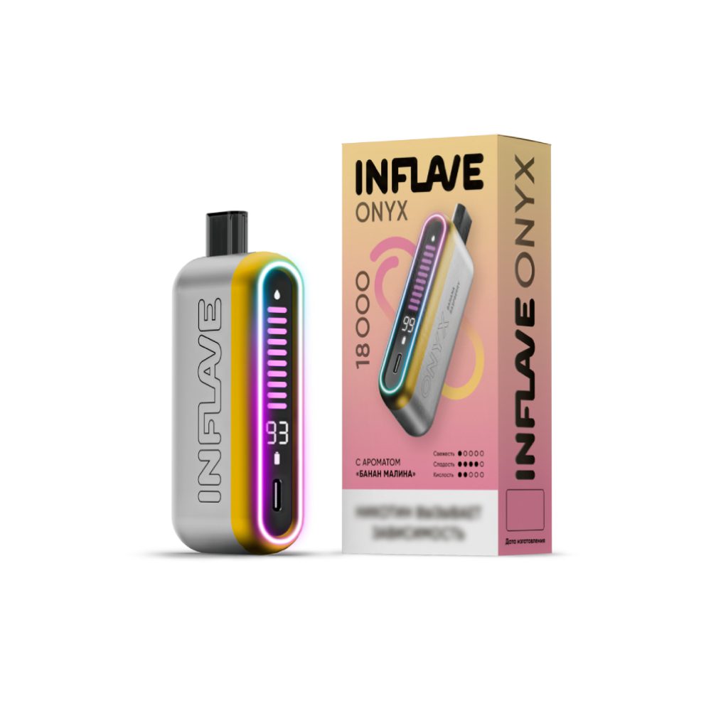 Inflave Onyx 18000 (банан/малина) M