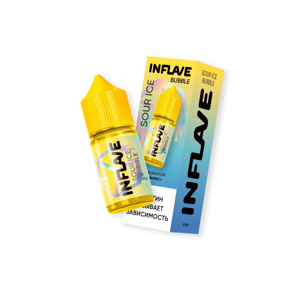 Inflave Sour Ice Bubble salt (ананас) 20mg M
